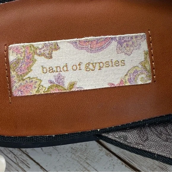 Band of Gypsies Skipper Woven Vegan Leather Pointed Loafer Mule- size 8.5 IMO - Picture 16 of 17